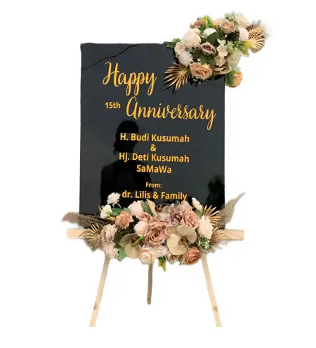 Papan Bunga Akrilik Kejawaan Putih Tambak